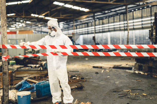 Professional Crime Scene Cleanup technician working in Brighton, MI